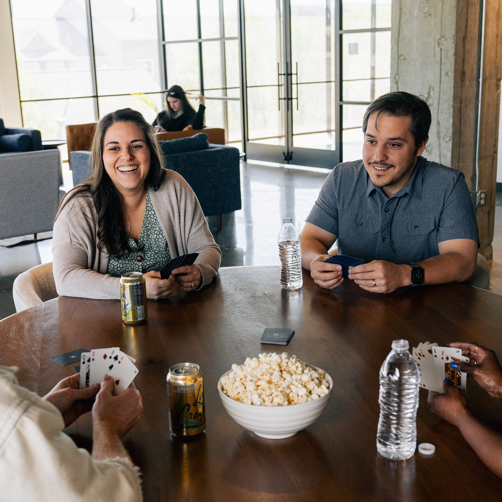 Foundation Groups couple meeting with their small group