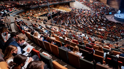 A photo of a Watermark Community Church service