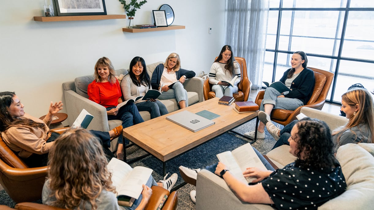 Re:generation women's group sitting together