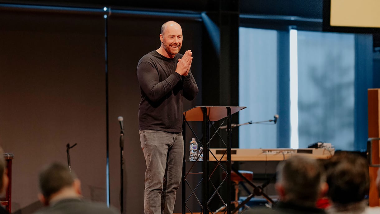 John McGee speaking at Watermark Community Church