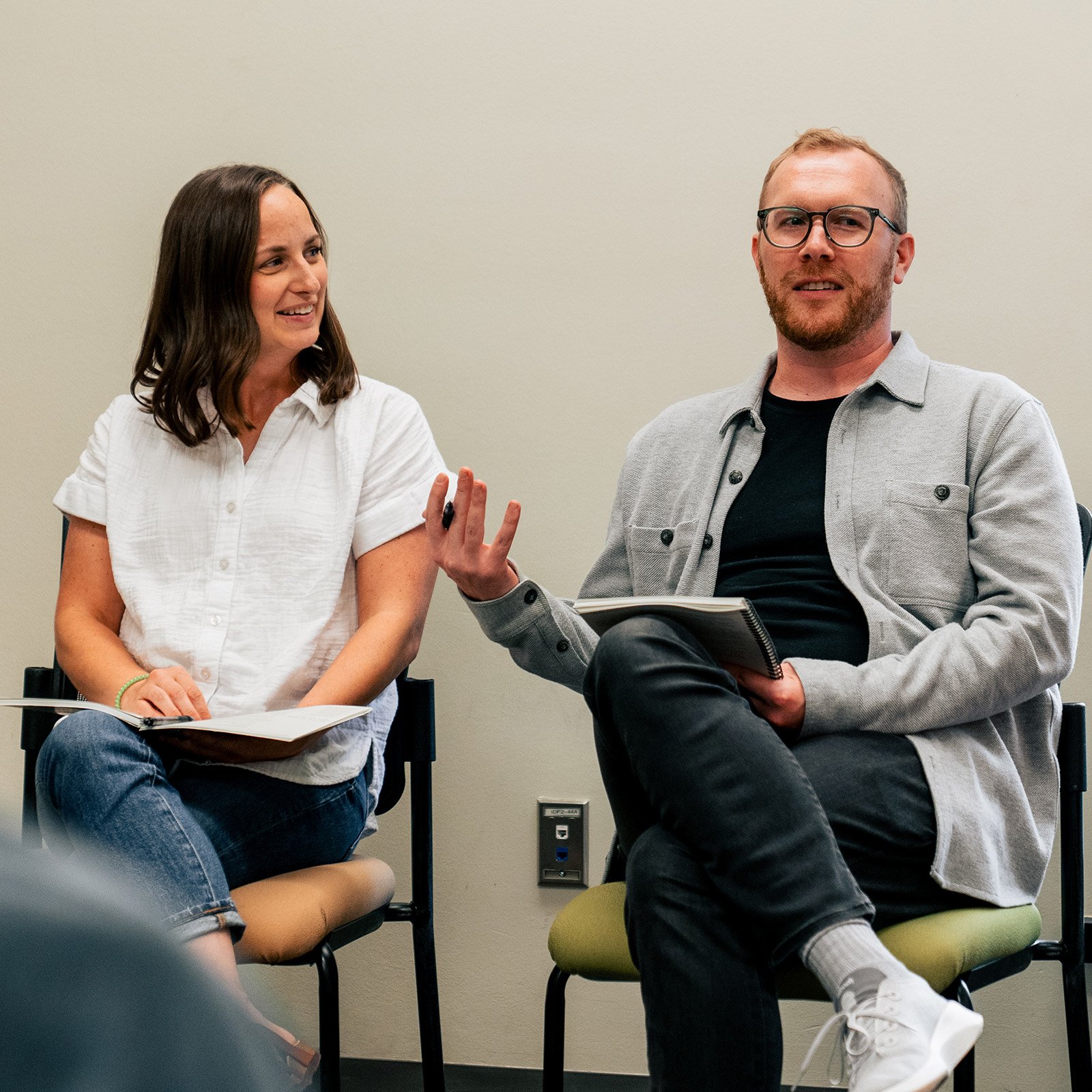 Re|engage leaders sharing in closed group