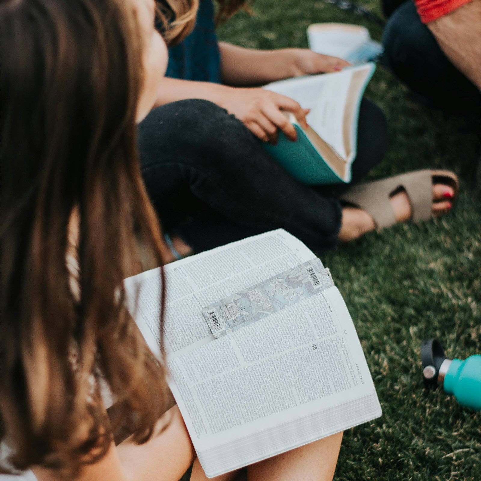 Woman reading her Bible at Watermark Community Church