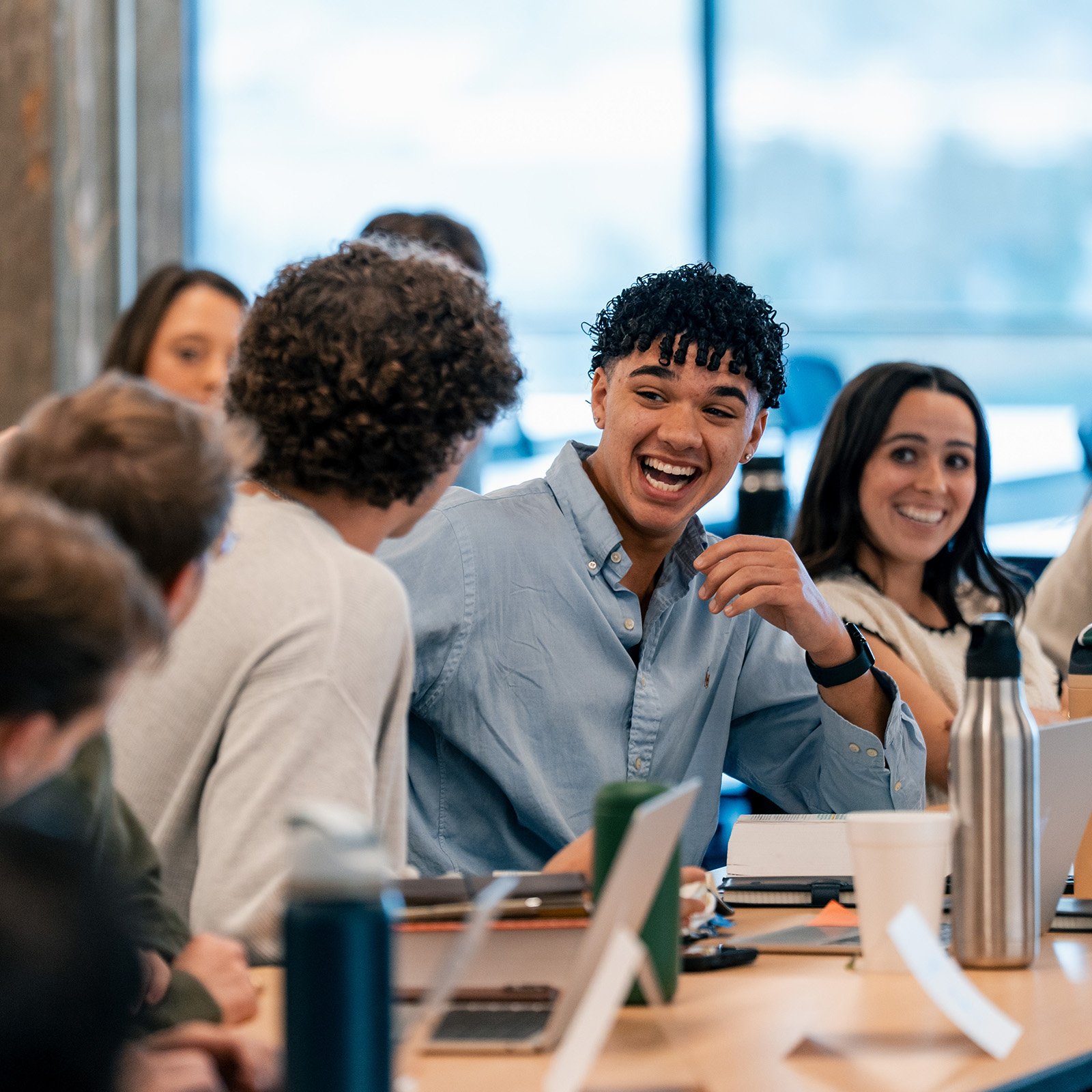 Watermark Institute residents in the classroom