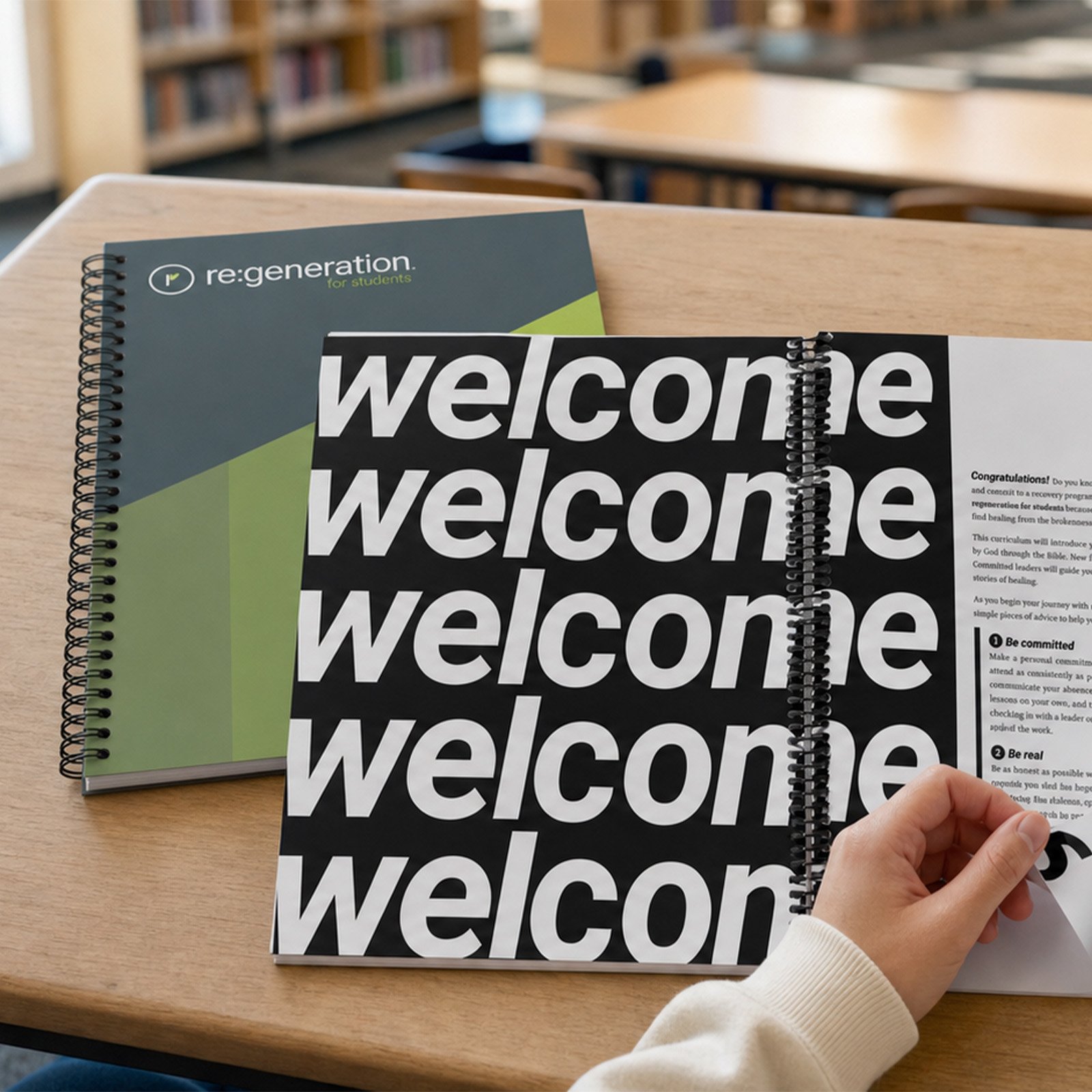 Welcome page of the Re:generation for Students curriculum