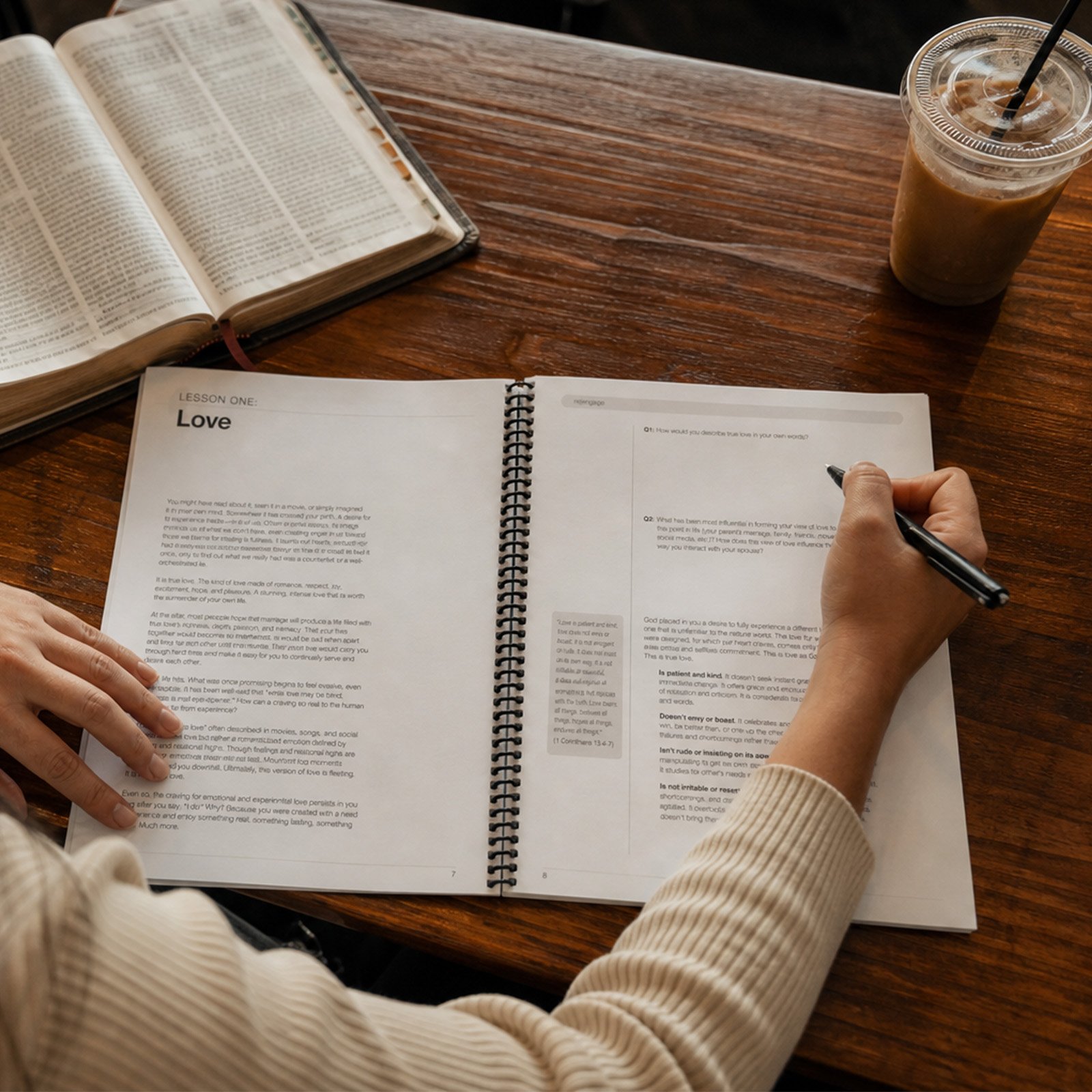 Re|engage curriculum on lesson one: love