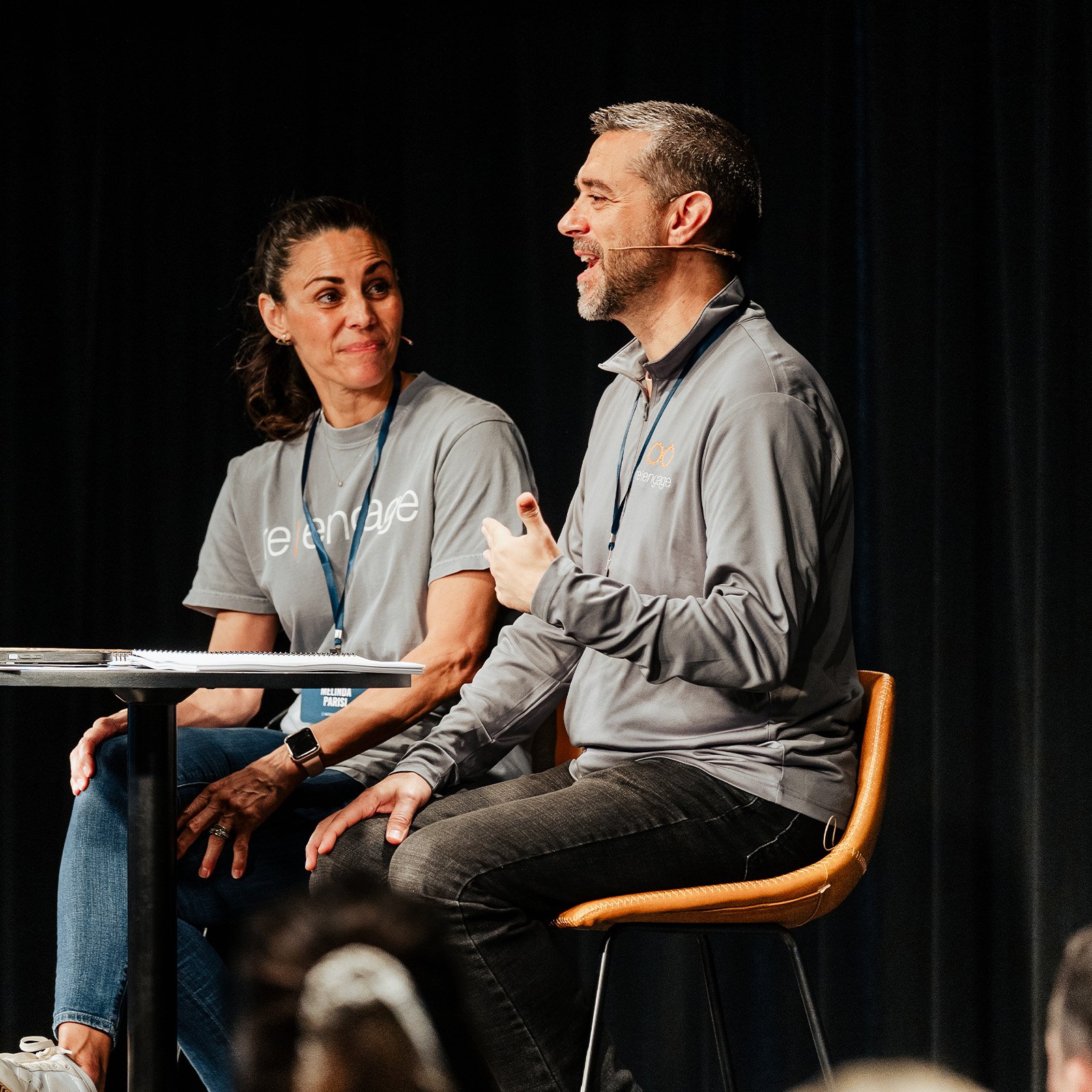 National Director of Re|engage, Michael Parisi sharing at a breakout