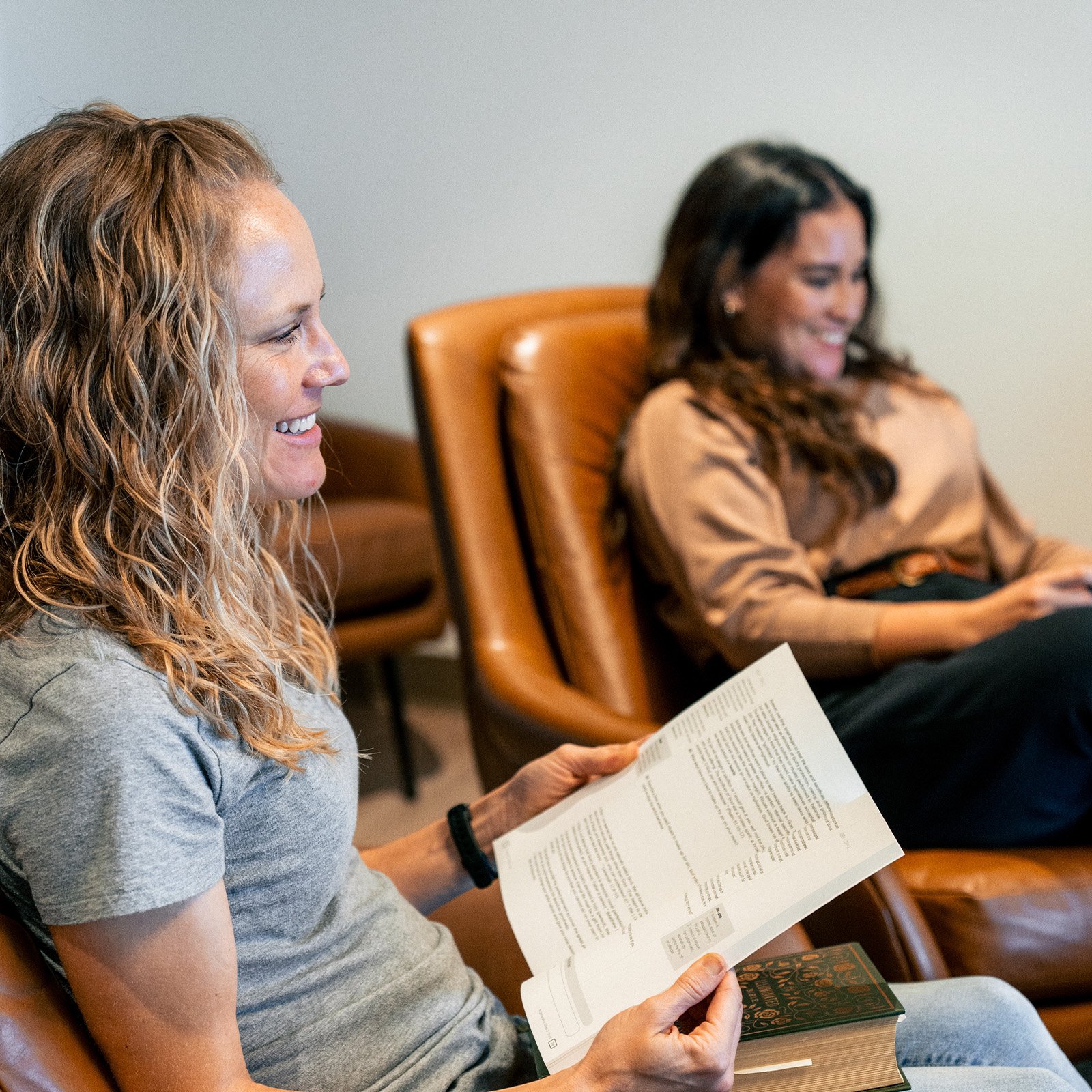 Re:generation women participants sharing in small group