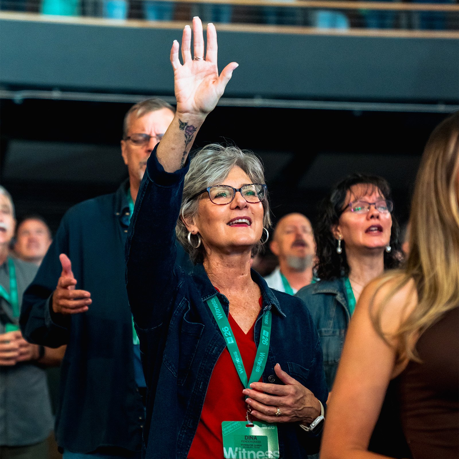 Church Leaders Conference attendee worshiping