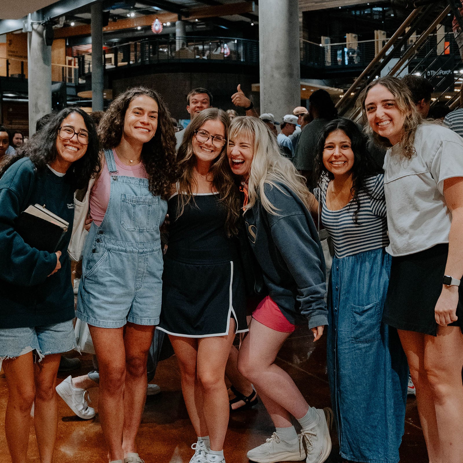 Young adult women at The Porch in Dallas, Texas